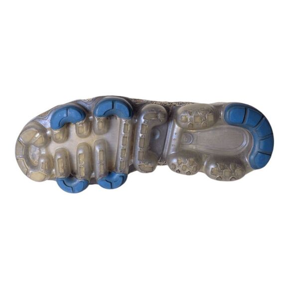 NIKE Air VaporMax Flyknit 3 "Desert Sand Vivid Purple" Running Shoes Size 7 - Picture 8 of 9